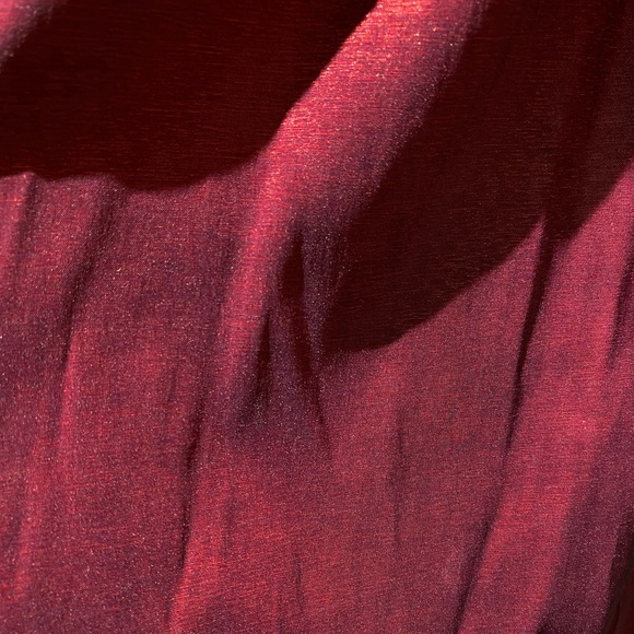 Burgundy sequin prom dress - Picture 4 of 5